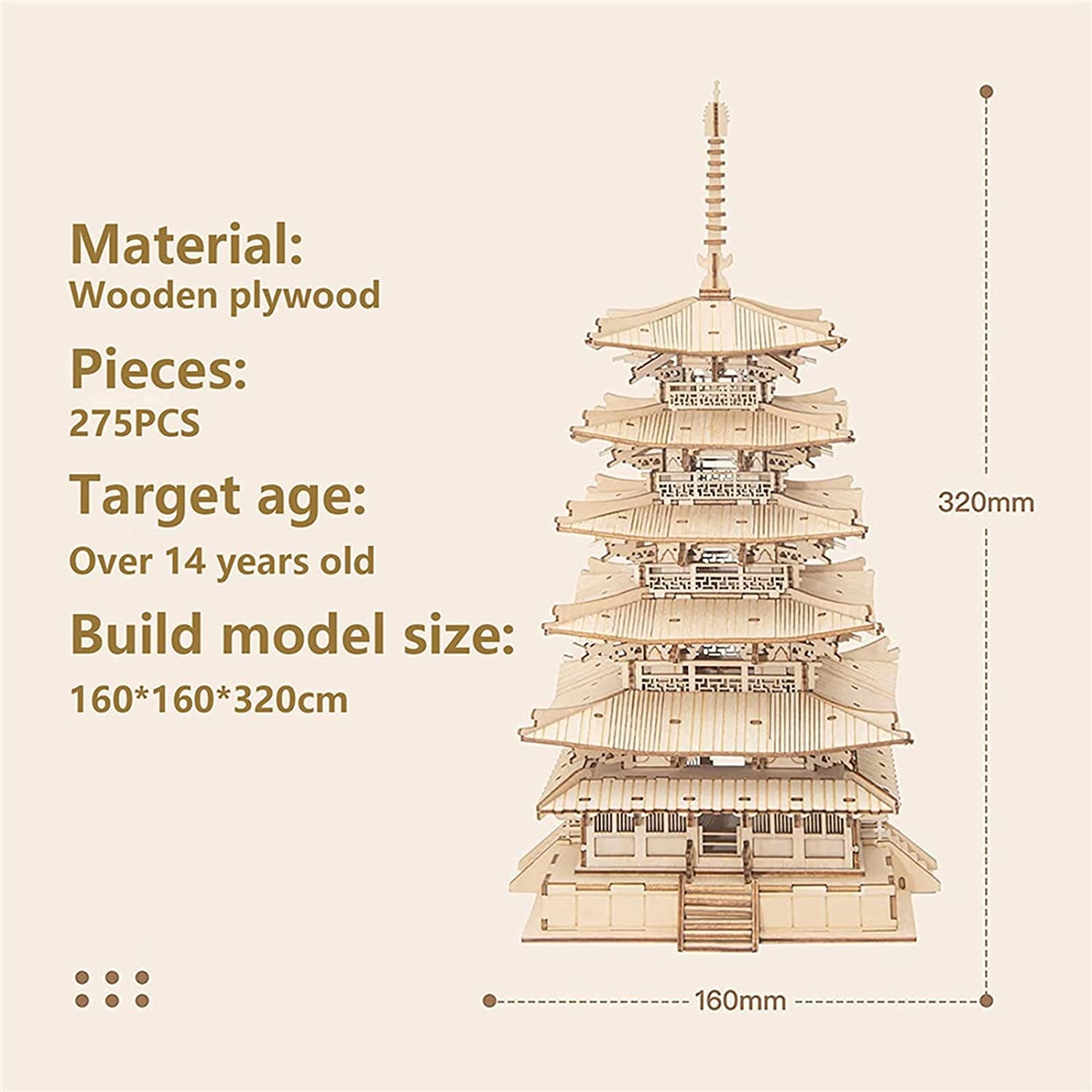 Asiatisk Tempel -  DIY-samlingen