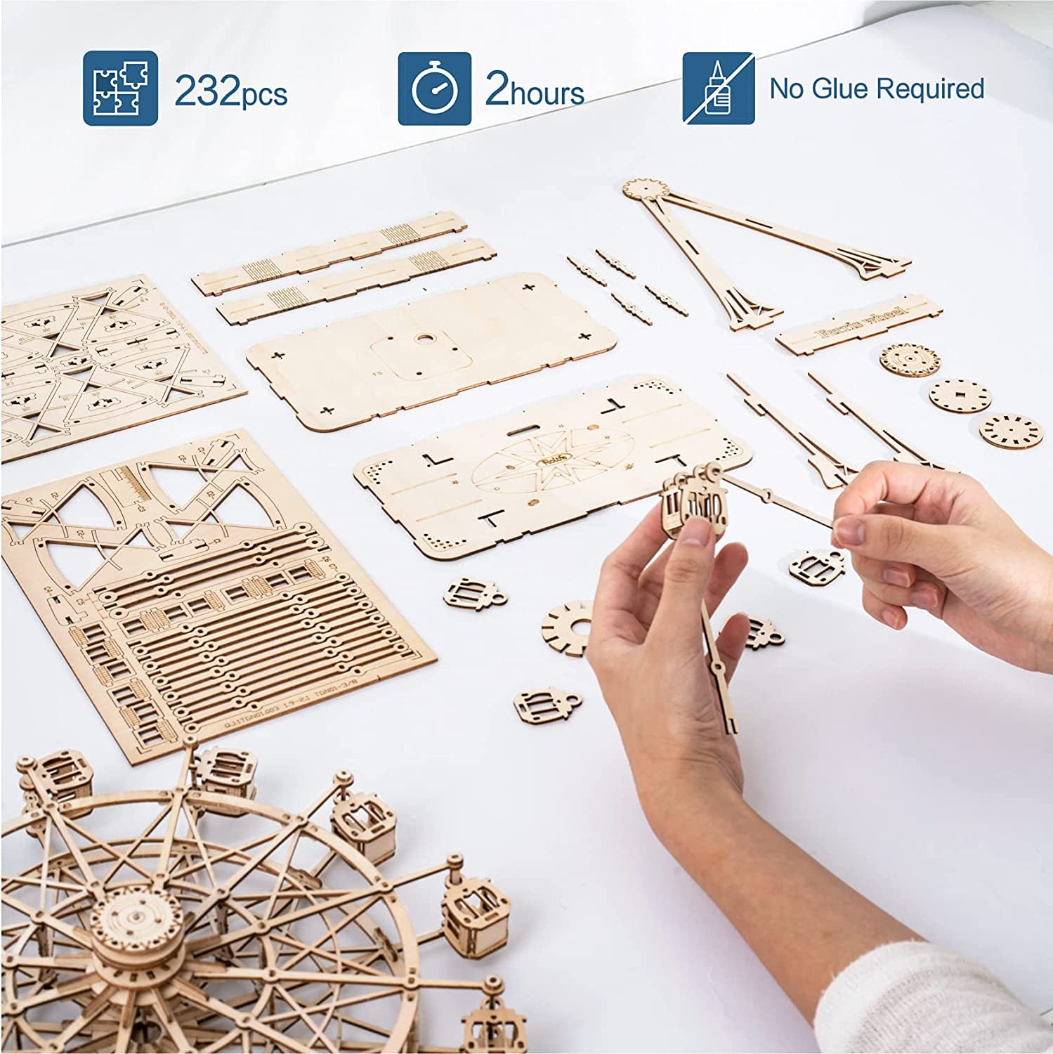  Mini pariserhjul - DIY-samlingen
