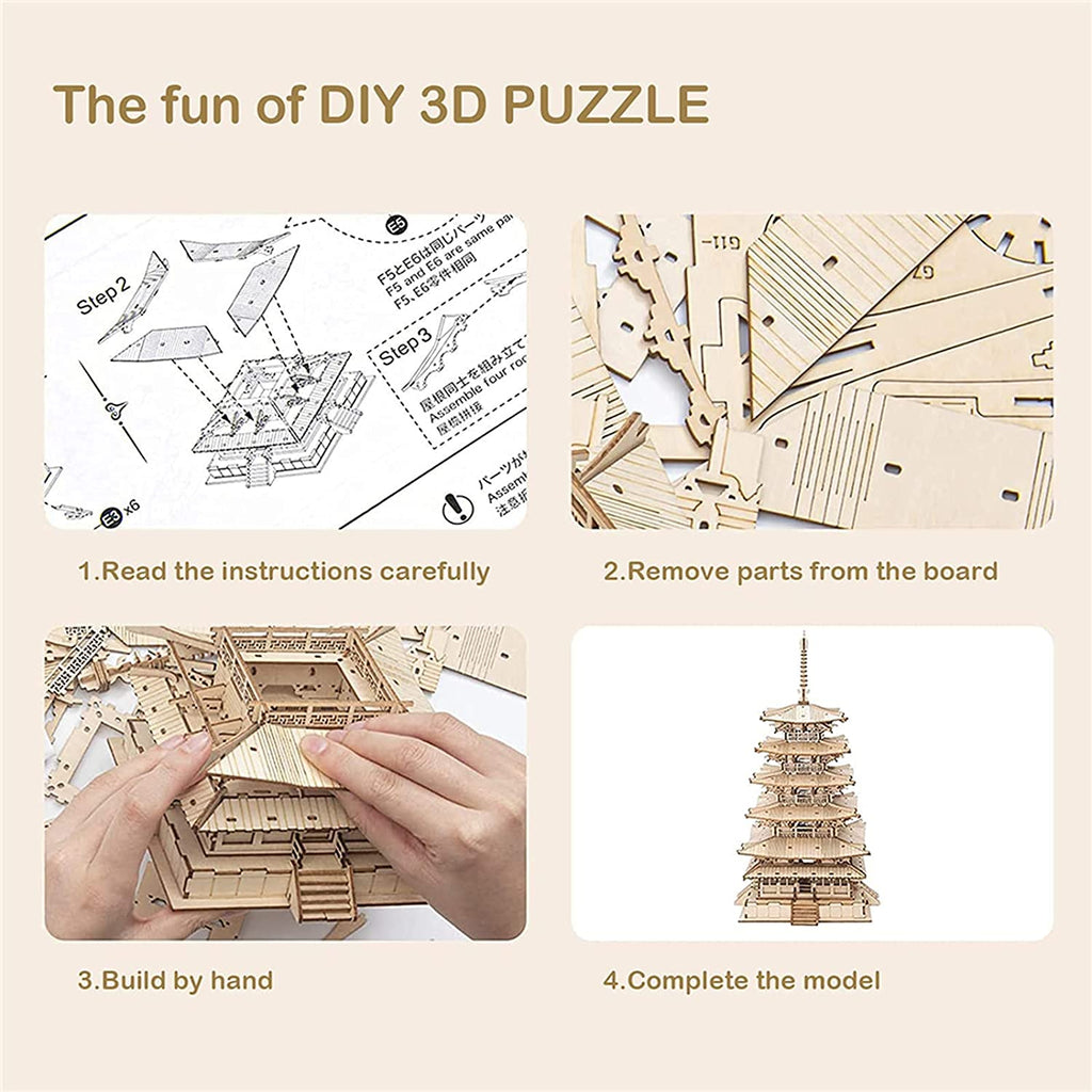 Asiatisk Tempel -  DIY-samlingen